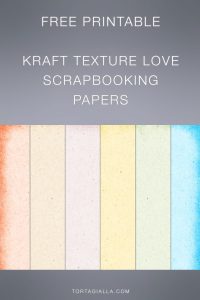 Free printable kraft texture scrapbooking papges on tortagialla.com