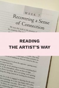 Reading The Artist's Way: Recovering a Sense of Connection