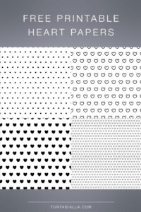 Download these free printable heart papers for a variety of papercrafting projects - FREE DOWNLOAD.