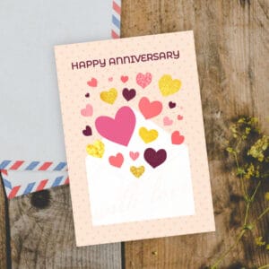 Free Printable Happy Anniversary Card