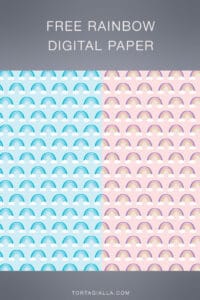 Here's a set of free rainbow digital papers for download on tortagialla.com - pink and blue colors included!