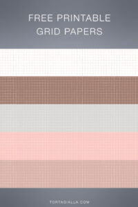 Download all these free printable grid papers for journaling and planner decor, with multiple aesthetic neutral colors to choose from!