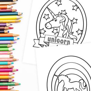 Free printable unicorn coloring pages