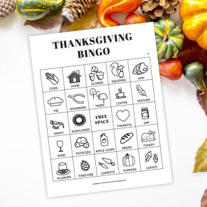 FREE thanksgiving bingo printable on kenarry.com