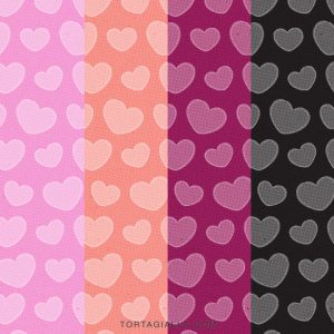 FREE DOWNLOAD: Here's a set of valentine hearts free printable papers, perfect for some papercrafting around the topics of Valentine's and love! Find it on tortagialla.com