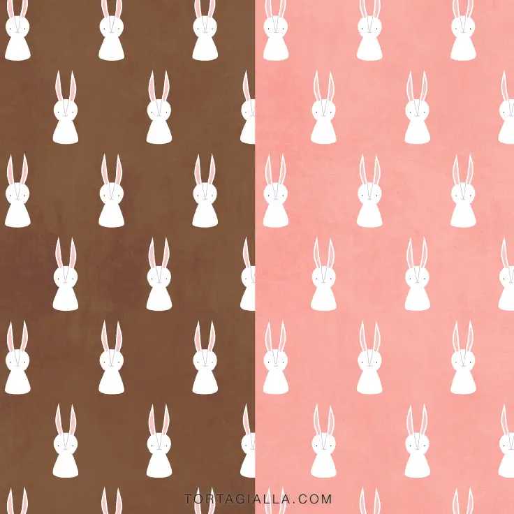 FREEBIE: Download these bunny patterned paper freebie designs for your Easter and Springtime creative journaling and collaging projects. These are so cute, you can definitely use them for all kinds of papercrafting projects.