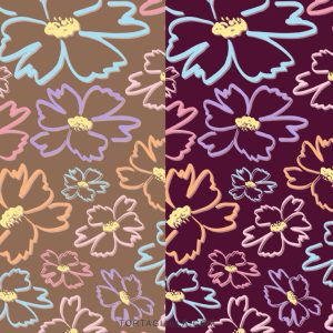 FREEBIE: Looking for floral papers? Check out these colorful flowers digital papers to use in journaling, scrapbooking and papercrafting! On tortagialla.com