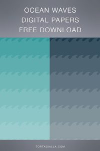 FREEBIE: Download these ocean waves patterned papers on tortagialla.com