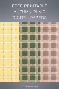 Free download of autumn plaid digital patterned papers on tortagialla.com
