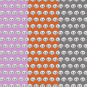 Looking for skulls digital papers to use this Halloween season? Check out this set of free printable papers in updated colors!