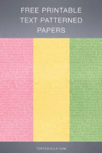 Check out the free printable papers on tortagialla.com for journaling and papercrafting.
