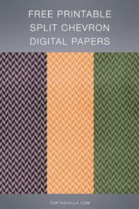 Free Printable Split Chevron Patterned Papers
